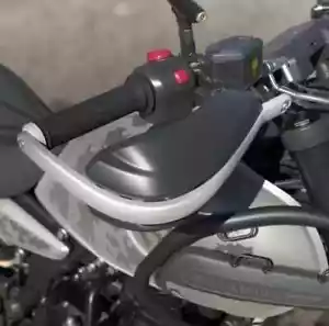 "GUARDAMANOS NEGRO RALLY" APTO PARA ROYAL ENFIELD NUEVO HIMALAYAN 450 - Imagen 1 de 4