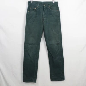 Jeans Levi's 501xx verde taglia W30 L36 unisex - Imagen 1 de 4