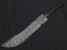 13" INCH CUSTOM MADE DAMASCUS STEEL HUNTING KNIFE BLANK BLADE J637