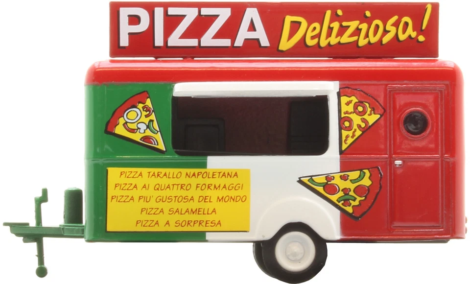HC5002 LIMA Jouef  rimorchio Furgone Pizza  - scala 1:87 - Immagine 1 di 1