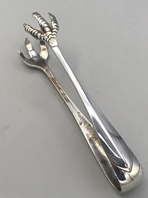 Pointed Antique by Dominick & Haff / Reed & Barton Sugar Tongs 4.25" - Image 1 of 4