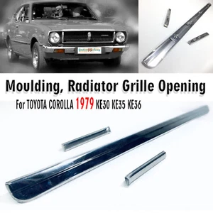For TOYOTA COROLLA 1979 KE30 KE35 36 Moulding Chrome Front Bonnet Hood - Foto 1 di 7