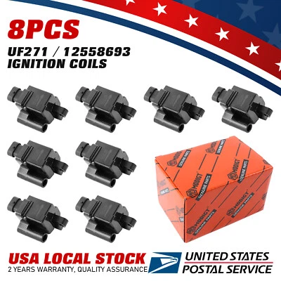 8x Bobina de encendido UF271 para motor Chevrolet C4500/5500/6500/7500 Kodiak 8,1 L V8 Foto 1 de 4