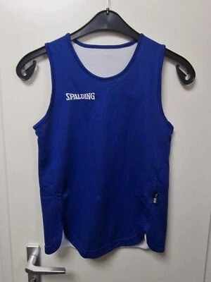 5592 Spalding, Doubleface, Basketball Kids Kit, Größe: 128, Farbe: Blau-Weiß