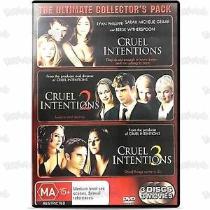 CRUEL INTENTIONS TRILOGY PACK - USED REGION 4 DVD (3 DISC BOX SET) 