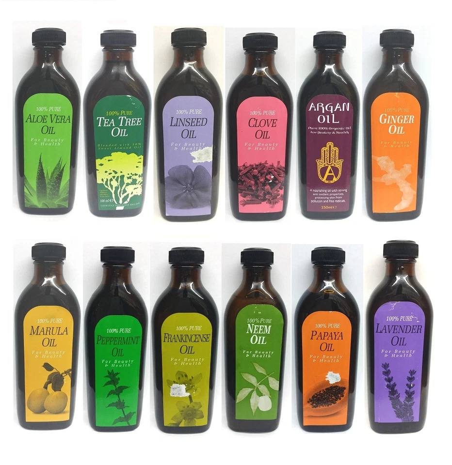 COSMETIC WHOLESALE 100% PURE OIL FOR SKIN, HAIR GROWTH, HAIR CARE & BEAUTY AND HEALTH 150ml