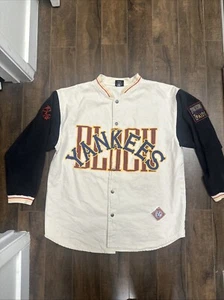 New York Black Yankees Negro League Baseball Jersey Button Up XL Stitched - Picture 1 of 8