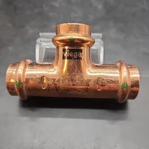 VIEGA ProPress #77387 Tee 3/4" x 3/4" x 3/4" Copper Plumbing Push To Connect - Bild 1 von 4