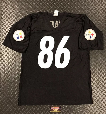 Pittsburgh Steelers Hines Ward #86 Home NFL Football Jersey Size Men’s L - Nice! Cover