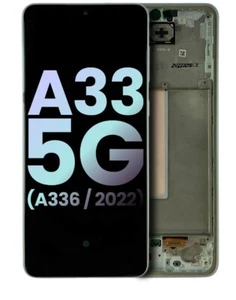 100% Samsung A33 5G GENUINO Original OEM + Conjunto LCD OLED ¡Marco Blanco! ¡WOW! - Imagen 1 de 5