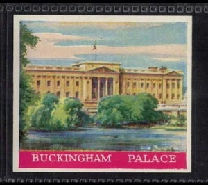 BUCKINGHAM PALACE - 80 + year old English Card # 34 - Picture 1 of 2