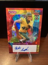 2023 Leaf Vivid Crystal Red Hunter Luepke RC Auto #BA-HL1 #4/8 Autograph RC