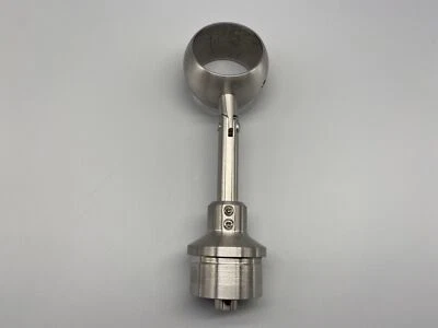 Handlaufstütze höhenverstellbar V2A, Handlaufträger Kugelring Ø42 x 2, Gelenk - Bild 1 von 2