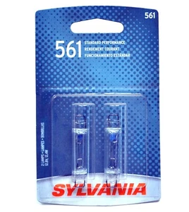 Sylvania Basic 561 12.42W Two Bulbs Interior Under Hood Engine Light Replacement - Picture 1 of 8