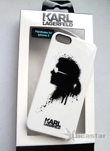 Funda para iPhone 5 Karl Lagerfeld blanca hardcase - Picture 1 of 1