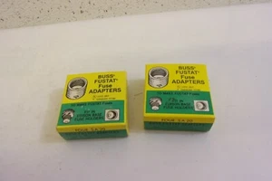 2 boxes of 4 pack(8) Buss Fustat Type S 20 Amp Adapters for Edison Base - Picture 1 of 4