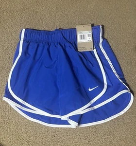 Nike womens Dri-Fit Tempo Running Lined Shorts 848196-010 Blue XS NEW - Picture 1 of 4
