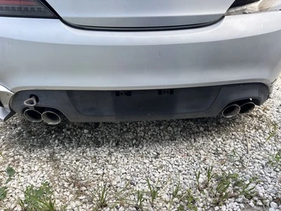 2010-2012 Hyundai Genesis Coupe Rear Bumper Diffuser with Dual Exhaust Tips OEM - Image 1 of 2