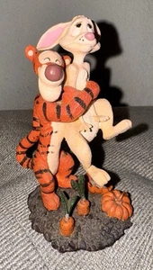 Disney Tigger Rabbit Figurine Vtg There’s No Such Thing as Too Much Hug - Picture 1 of 3