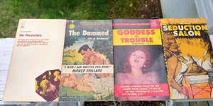 Vtg Seduction Salon Tralins Adult Erotica Goddess Of Trouble Damned Perverters - Picture 1 of 5