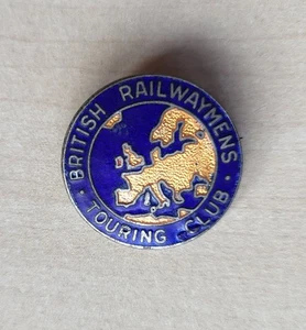 Vintage British Railwaymens Touring Club Fattorini Eisenbahn Brosche Anstecknadel Abzeichen - Bild 1 von 2