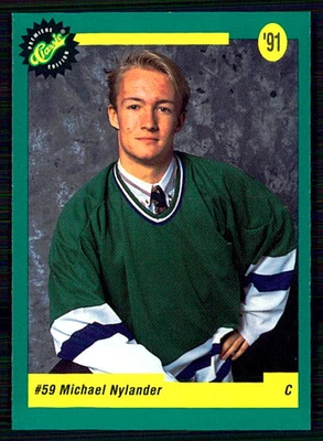 1991 Classic Draft Picks - Michael Nylander #47 (RC) - Image 1 of 2