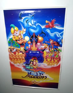 Aladdin Movie Poster Vintage Walt Disney 1992  17.5"x 26.5" - Picture 1 of 13