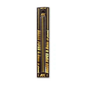 AK Interactive - Brass Pipes 0.6mm, 5 Units AK9105 - Picture 1 of 4