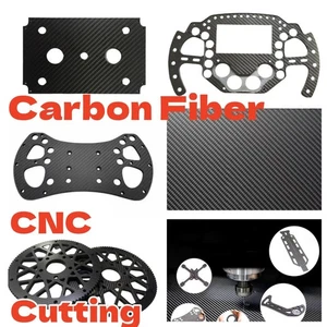 Carbon Fiber Plate Processing CNC Milling for RC Car Airplane Robot Parts Matte - Picture 1 of 6