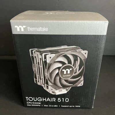 Thermaltake TOUGHAIR 510 Dual Fan CPU Cooler - Intel & AMD - Image 1 of 4