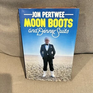 Jon Pertwee - Moon Boots And Dinner Suits SIGNED UK First Edition Dr. Who - Picture 1 of 8