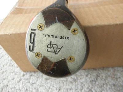 Vintage men right handded regular steel AGI Laminated fairway wood 6 wood - Image 1 of 4