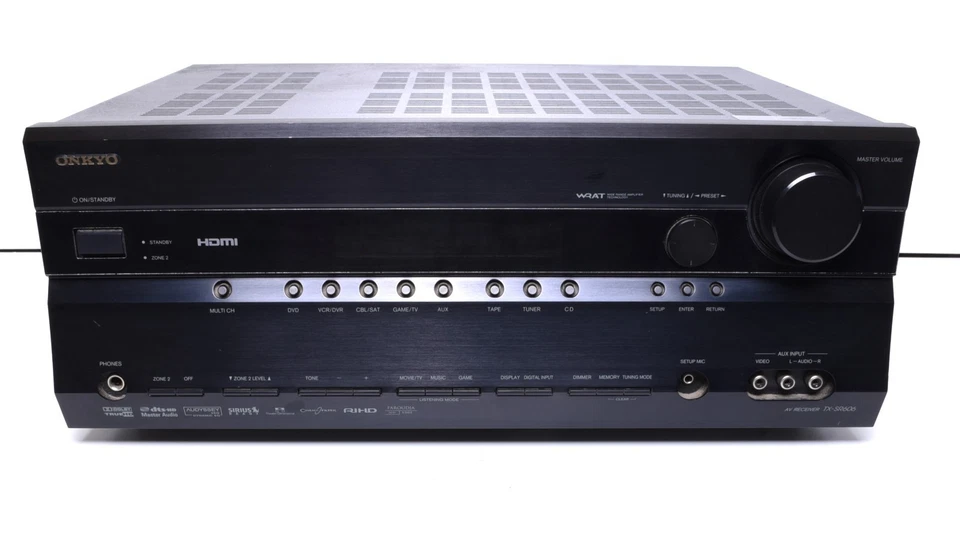 Onkyo TX-SR606 Home Theater 7.1 Channel AV Receiver FOR PARTS, READ - Image 1 of 3