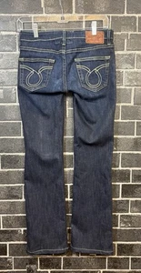 Jeans Big Star vita bassa liv blowout bootcut elasticizzato 24L donna lavaggio scuro - Foto 1 di 9