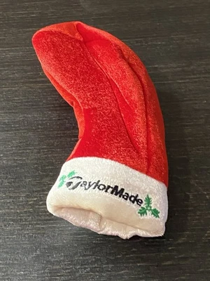 TaylorMade Christmas Holiday Red Velvet Golf Hybrid Headcover Santa Hat Style - Image 1 of 4