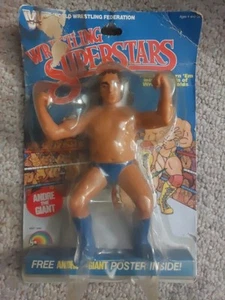 Figurina WWF LJN Andre The Giant Wrestling Superstars 1984 MOC 5 retro sigillata - Foto 1 di 13