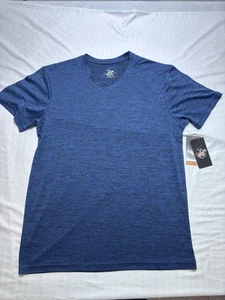 Beverly Hills Polo Club Classic Fit V-Neck Men's T-Shirt Blue Size Large L NWT - Picture 1 of 8