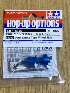 Tamiya 54240 F104 Clamp Type Wheel Hub Hop Up Options 1/10 NIP - Picture 1 of 7