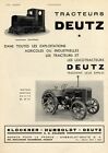 Deutz ciągnik i lokomotywa manewrowa XL reklama Francja 1941 tor polowy tracker reklamowy