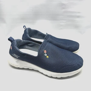 Skechers Go Walk Joy Gen 5 Slipper bestickt Blumen blau Damengröße 9 - Bild 1 von 11
