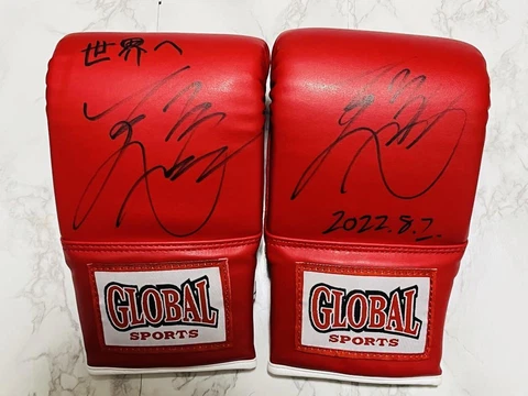 Tenshin Nasukawa Autographed Glove To The World Cover