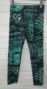 NWT NIKE Girl's Sz XL Dance Training Capri Tights Green Black DM4695-010 - Picture 1 of 11