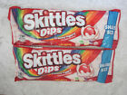 (2) Skittle Dips 2.9 Oz Share Size Creamy Dips - (read)