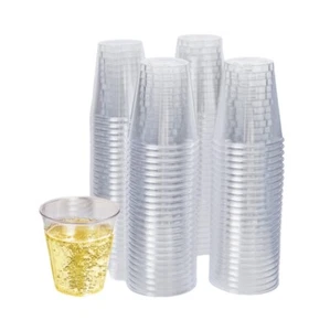 1 oz/1.5oz/2oz Shot Cups Disposable Clear Plastic Glasses Bomber Shooter Wine - Picture 1 of 6