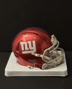 MINI CASCO FLASH FANÁTICOS FIRMADO POR MALIK NABERS New York Giants - Imagen 1 de 6