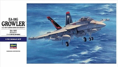 Hasegawa 01568 EA-18G Growler (US Navy Carrier-Borne ECM Aircraft) Kit Montag... - Immagine 1 di 4