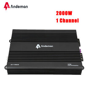 Car Truck Amplifier 2000W 1 Channel Stereo Audio Speaker Amp System Device New