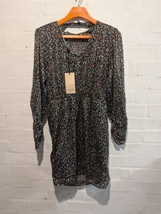 Vestido Scotch & Soda BNWT Verde Estampado Animal Talla UK 8 - 10 / EU 36 PVP £175 - Imagen 1 de 9