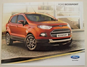 Ford . Ecosport . Ford Ecosport . August 2013 Sales Brochure - Picture 1 of 1