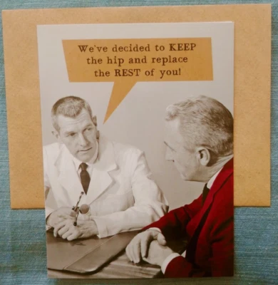 "Can Rebuild You", (1) Leanin' Tree Get Well Card, New With (1) Envelope - Image 1 of 4